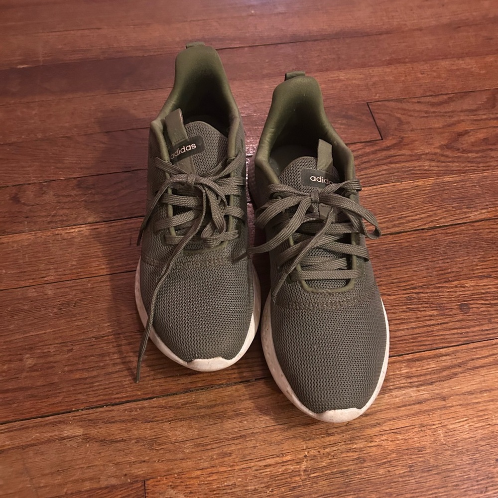 Adidas Women’s Olive Green Lightweight Running Shoes
